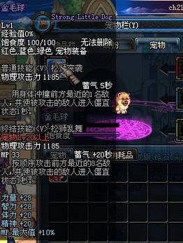 dnf宠物金毛球( 是买还是自己开箱子)
