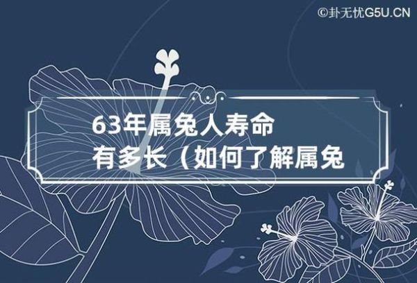 兔的寿命( 寿命长短有啥秘诀)
