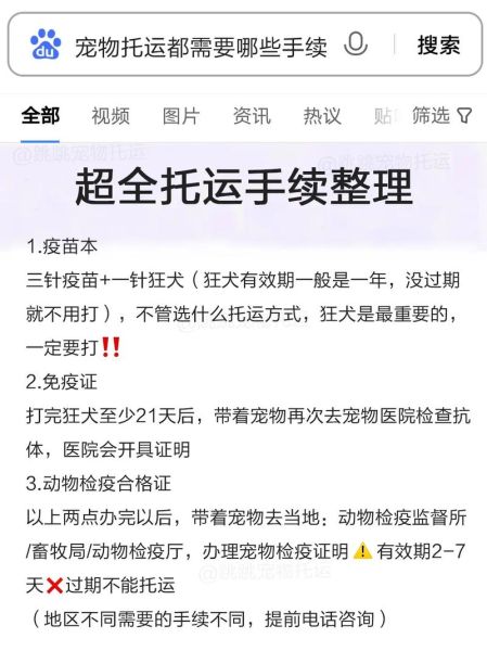 厦门宠物托运(宠物托运需要准备什么)