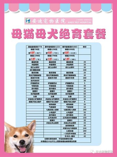 宠物医院收费价目表(宠物医院收费贵不贵)