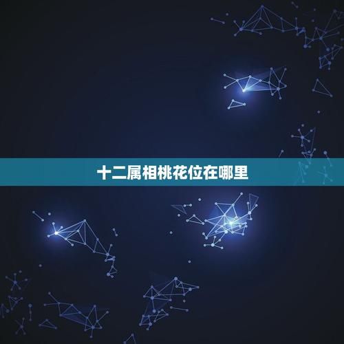 桃花初开猜生肖(是哪位朋友的幸运年)