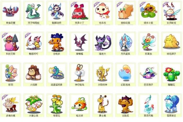 洛克王国宠物大全图片(你最想要哪只宠物)