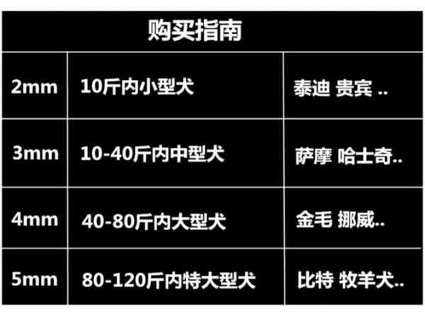 狗链(材质、尺寸都有讲究吗)